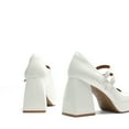 thumbnail image 4 of Women's Y2K Double Strap Platform Mary Jane Heels with Square Toe and Chunky Block Heel, 4 of 6