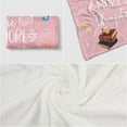 thumbnail image 4 of Book Lovers Gifts, Teacher Gifts for Women Men Book Lover Throw Blanket, Birthday Gifts for Women,Read Across America Day Librarian Birthday Gifts for Teacher 60" x80 (Light Pink), 4 of 13