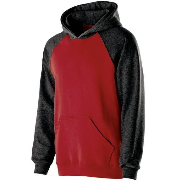 Holloway Sportswear M Boys BANNER HOODIE Red/Black 229279