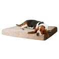 thumbnail image 3 of PETMAKER 37x24 Memory Foam Dog Bed with Removeable Washable Cover (Tan), 3 of 4