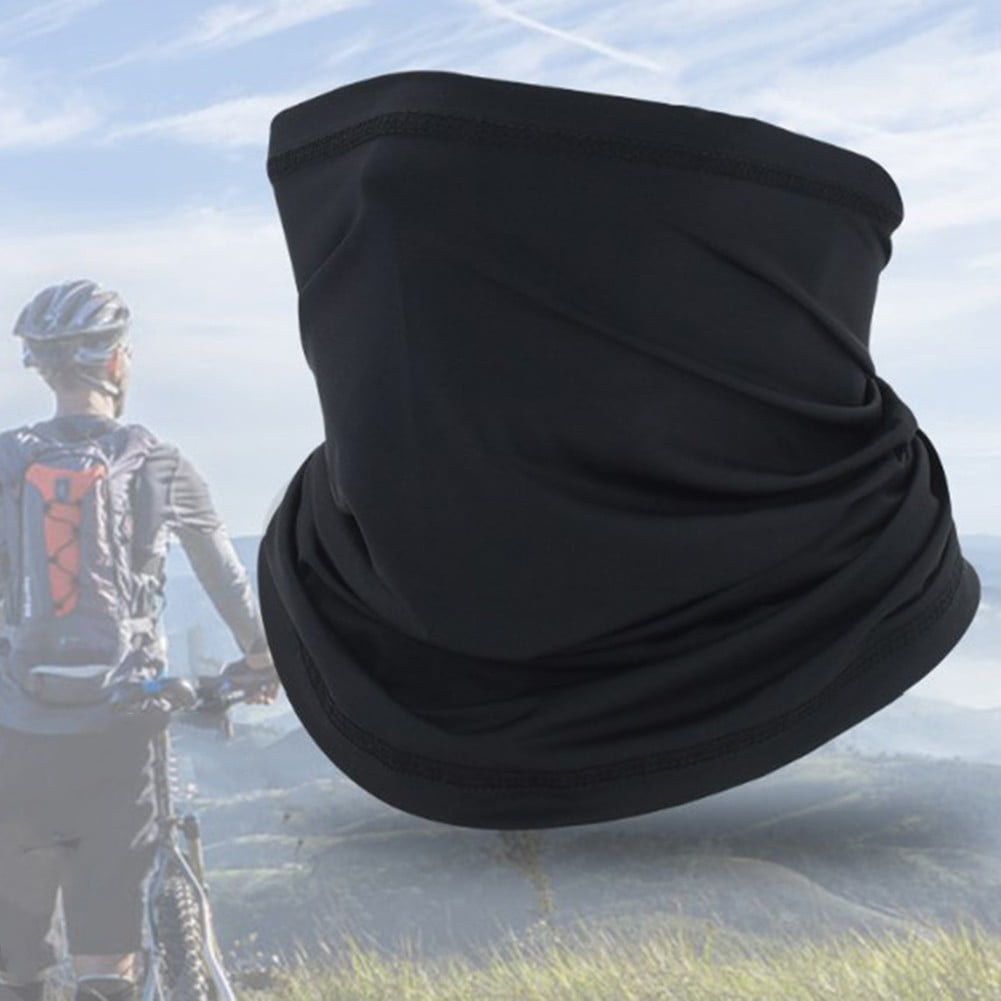 Cache-Cou En Soie Glacée - Anti-UV, Respirant, Pour Moto, Course, Vélo