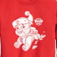 thumbnail image 3 of Paw Patrol - Rubble Santa Hat - Toddler And Youth Crewneck Fleece Sweatshirt, 3 of 6