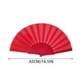 thumbnail image 3 of BVEBJDX Folding Fan Vintage Handheld Fans Plastic Folding Hand Fan Craft Folding Fan for Halloween Party Wedding Dancing Decoration Gifts, 3 of 6
