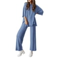 thumbnail image 1 of Conjunto de Chándal PRETTYGARDEN 2 Piezas para Mujer, Pantalón de Pierna Ancha, Talla M, 1 of 8