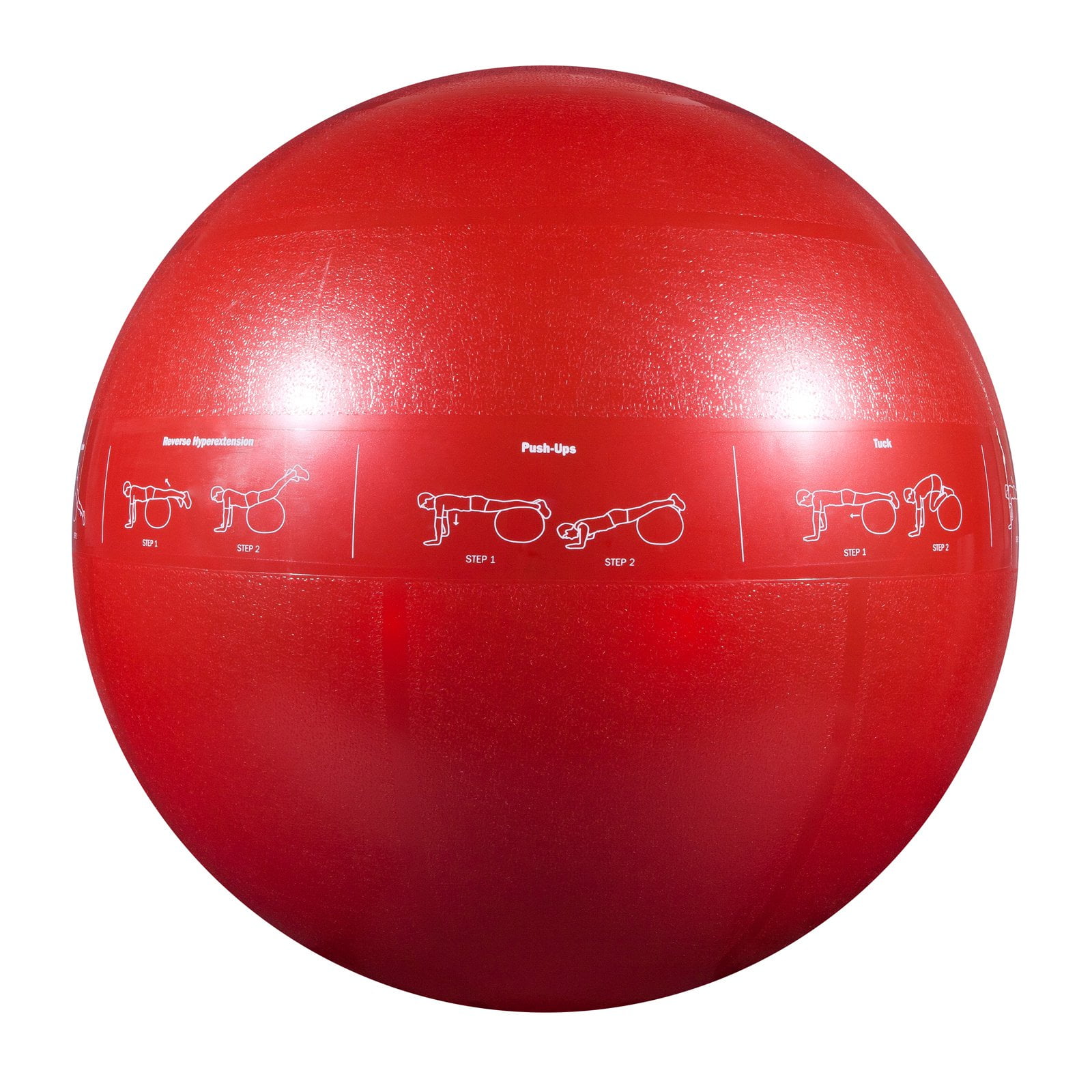 GoFit Pro Grade Stability Guide Ball with Pump (75cm; Silver), GF-75PRO