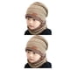 thumbnail image 3 of Sonducket Sombrero Bufanda Adultos Niños Sombreros Cubierta para el cuello Cuellos exquisitos Calentador de punto Bufandas Gorros forrados para tipo 11 2Conjunto, 3 of 6