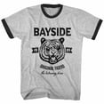 thumbnail image 1 of Saved By The Bell 80s Comedy Sitcom Bayside Original Tigers Adult Ringer T-Shirt, 1 of 2