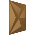 thumbnail image 2 of Ekena Millwork 19 5/8"W x 19 5/8"H Haven EnduraWall Decorative 3D Wall Panel, Bright Coat Gold (Covers 2.67 Sq. Ft.), 2 of 6
