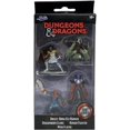 thumbnail image 2 of Fantasy Metal Miniature Set, 4 Die-Cast RPG Figures – Elf Ranger, Mind Creature, Cleric & Warrior, 2 of 5
