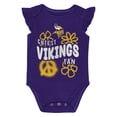 thumbnail image 2 of Girls Newborn & Infant Outerstuff Minnesota Vikings The Sunshine Two-Piece Bodysuit Set, 2 of 5