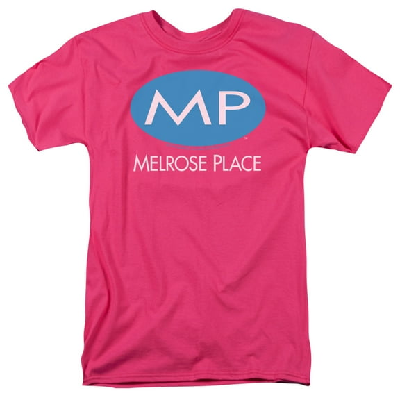 Melrose Place Men's Melrose Place Logo T-shirt Pink