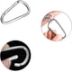 thumbnail image 4 of Resorte para Vela de Sombra 4 Piezas Tensor de Recuperación de Cuerda para Tienda Resorte de Acero Inoxidable Resorte para Trampolín de Alta Resistencia Hebilla de Resorte para Tienda con 8 Mosqueton, 4 of 5