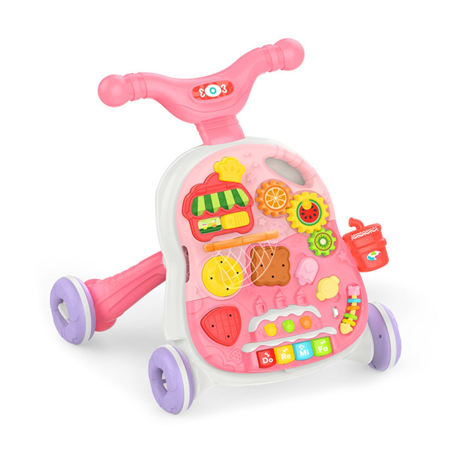 Activity Center Baby Walker Toy Creative 2in1 Safe Gift With Wheels