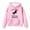 Pink, variant on Tween Girls Hoodies Sweatshirts Winter Warm Pullover With Pocket Cute Horse Print Long Sleeve Hooded Sweatshirt Kids Clothing Grey Size 10-11T