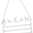 thumbnail image 3 of Tachiuwa Hanging Jewelry Rack Seven Layers Birds Decor for Photography Jewelry Store Dorm White, 3 of 9