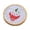 Strawberry, variant on DIY Mosaic Coaster Kit, Round Wooden Base Fruit Pattern, Half-Finished Craft Set for Adults, Decorative Drink Mat for Home and Office Table(Grape)