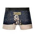 thumbnail image 2 of Happy New Year Schnauzer Welcome 2025 Balloon Firework Party All Over Print Boxer Briefs Underwear for Men Dad Miniature Schnauzer Dog Lover - 01014, 2 of 6