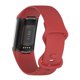 thumbnail image 4 of Pulsera pequeña de silicona Correa de reloj inteligente suave para Fitbit Charge 5 (rojo), 4 of 7