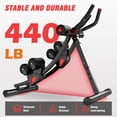 thumbnail image 4 of BAOKALER Dual Track Ab Machine, Ab Workout Equipment for Home Gym, Height Adjustable Ab Trainer Exercise Equipment, Foldable Fitness Equipment, Core & Abdominal Exercise and Strength Training, 4 of 9
