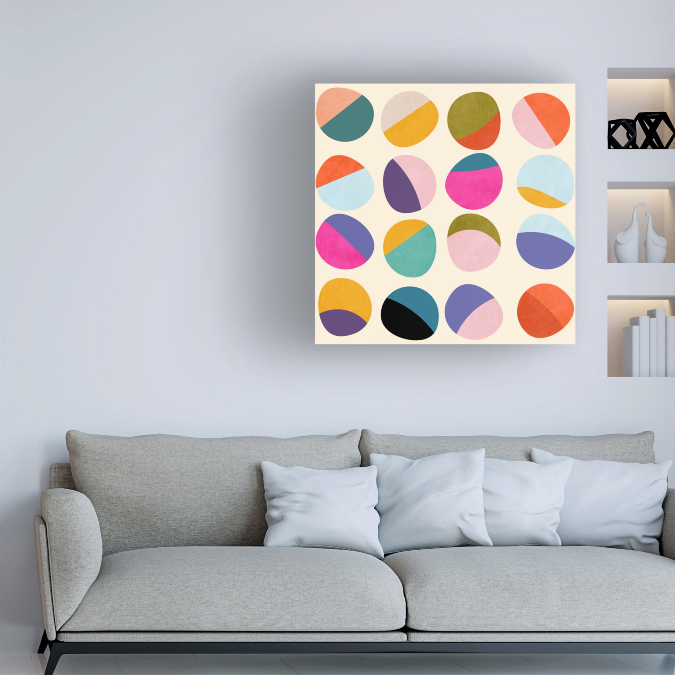 Trademark Fine Art Ana Rut Bre Pattern3 Mid Bunt 6 Canvas Wall Art