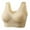 Beige, variant on Plus Size Sports Bras for Women Large Bust Yoga Sports Bras for Ladie 4X