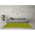 thumbnail image 3 of Ahgly Company Machine Washable Indoor Rectangle Abstract Yellow Contemporary Area Rugs, 4' x 6', 3 of 4