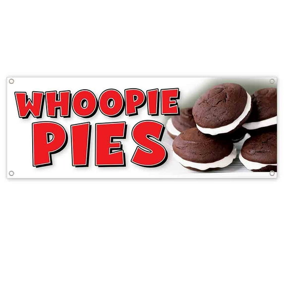 Whoopie Pies 13 oz Vinyl Banner With Metal Grommets