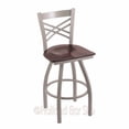 thumbnail image 2 of Holland Catalina XL 25" Counter Stool - Nickel/Natural Maple Seat, 2 of 7