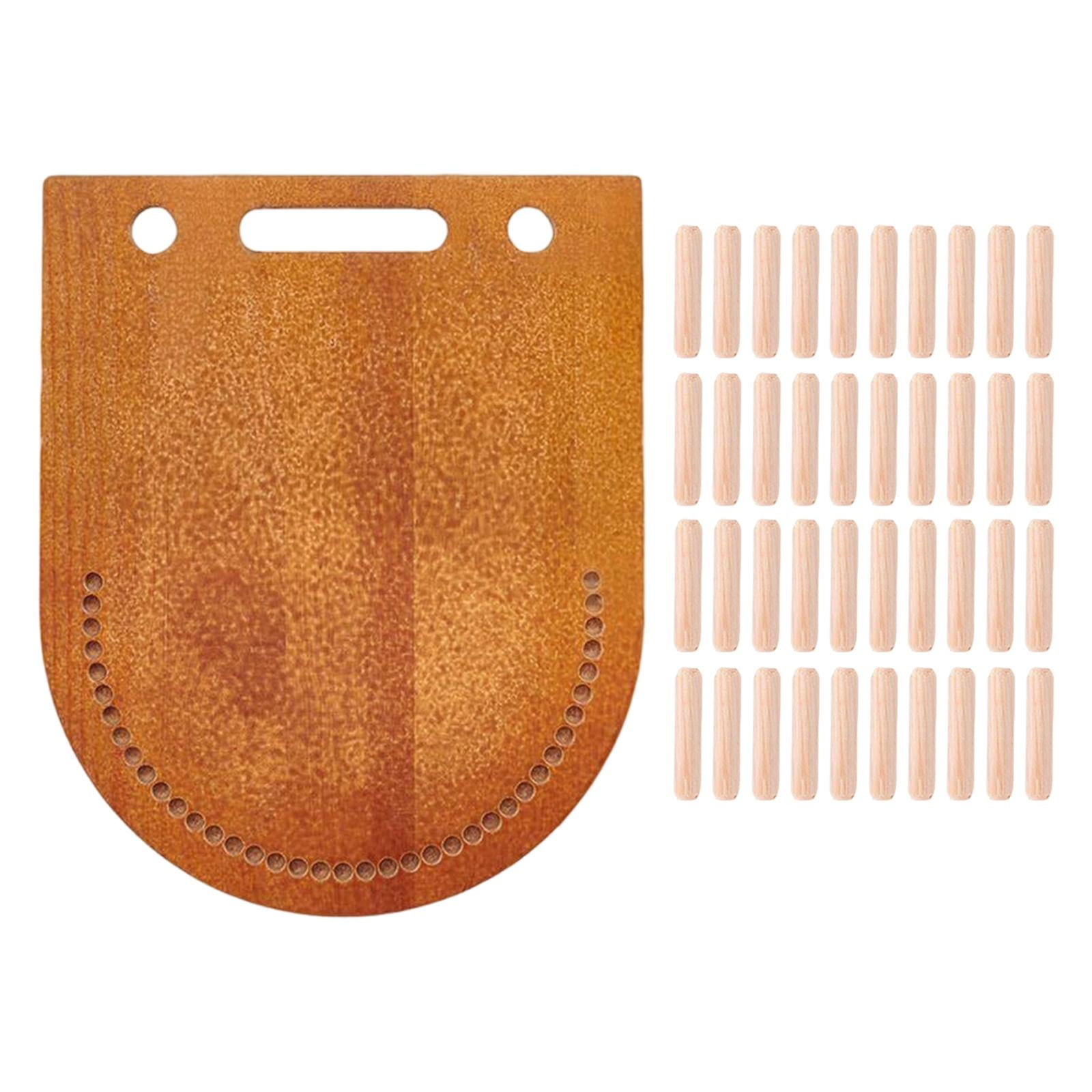 Bracelet Maker Wooden Braiding Tool DIY Jewelry Crafting Kit with Securing Rod for Crafters and Beginners