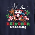 thumbnail image 3 of Disney - Mickey and Minnie Reindeer Crossing Christmas - Toddler & Youth Crewneck Fleece Sweatshirt, 3 of 5