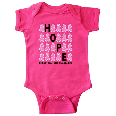 

Inktastic Hope- Breast Cancer Awareness Gift Baby Boy or Baby Girl Bodysuit