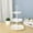 White #2, variant on 3-Tier Cupcake Stand | White Plastic Dessert Tower Display Tray | For Parties, Weddings & Events | 10.2 x 10.2 x 15.8 inch Multi-Layer Serving Platter