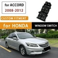 thumbnail image 2 of For Honda Accord 2008 2009 2010 2011 2012 Driver Side Window Switch Control Button, Replaces 35750-TB0-H01 Door Lock Window Control Switch -black, 2 of 6