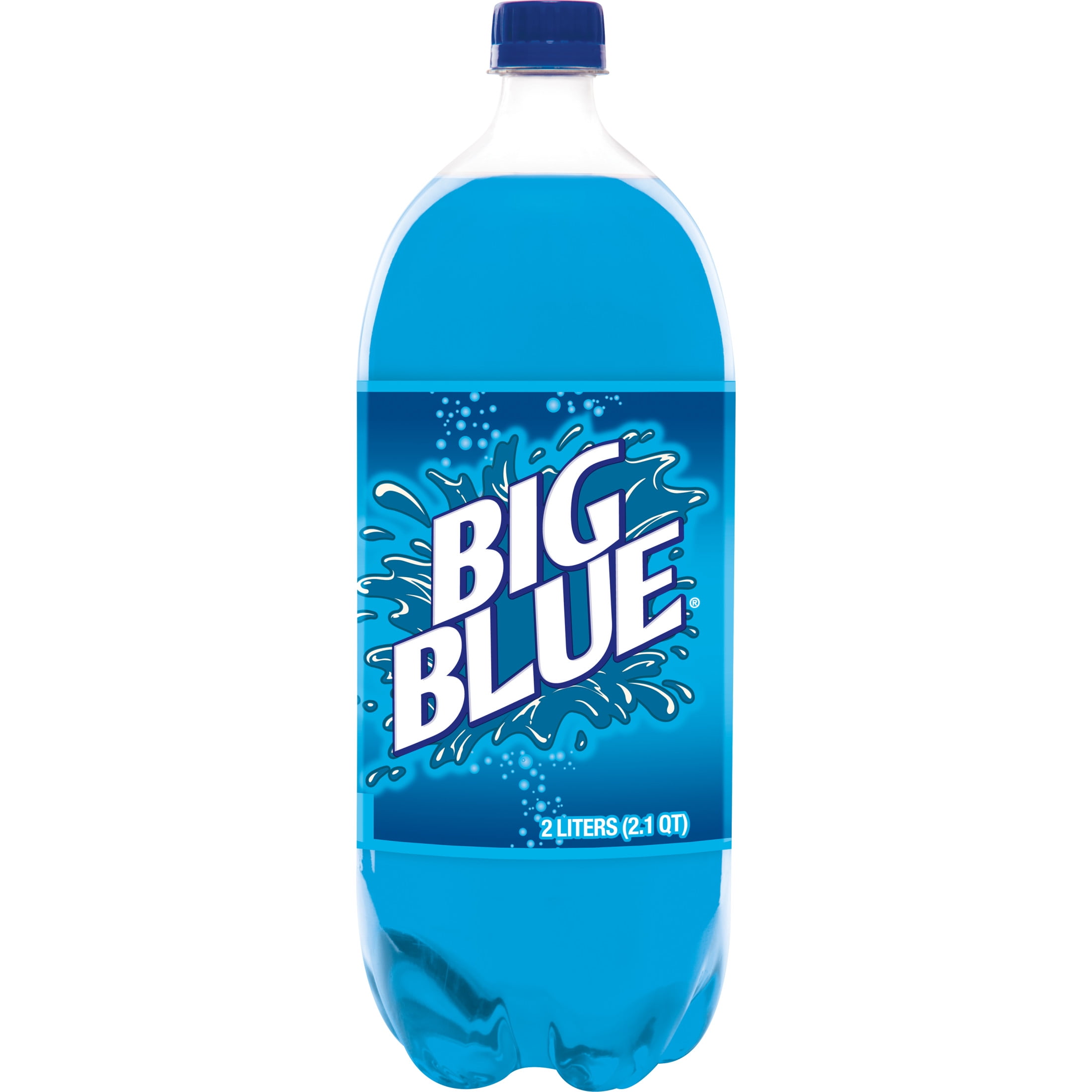 Big Blue Soda Pop, 2 L, Bottle