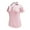 Rose Quartz/Peach Pink, variant on Monterey Club Women's Leona Contrast Golf Polo Shirt #2380