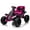 Pink, variant on LUIBAS 24V Kids Ride On Car, 4WD Battery Powered Ride On UTV with Remote Control and 4 Wheels EVA Rubber Tires Electric Car for Kids Ride On Toy Car for Boys and Girls, LED Lights, Bluetooth, White