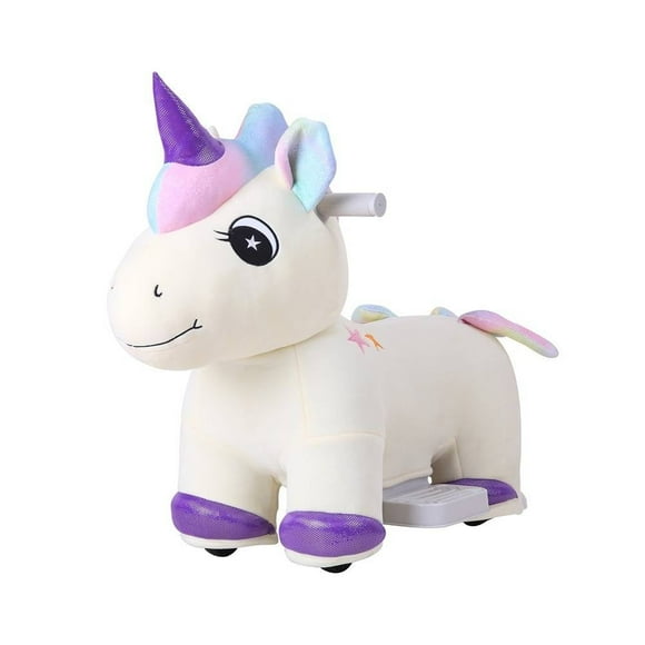 Montable eléctrico Apache Unicornio 6V De Peluche