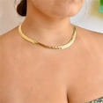 thumbnail image 2 of TURANDOSS Gold Layered Necklaces for Women 14K Gold Plated Dainty Handmade Layering Choker Necklaces for Women Jewelry Gifts, 2 of 5