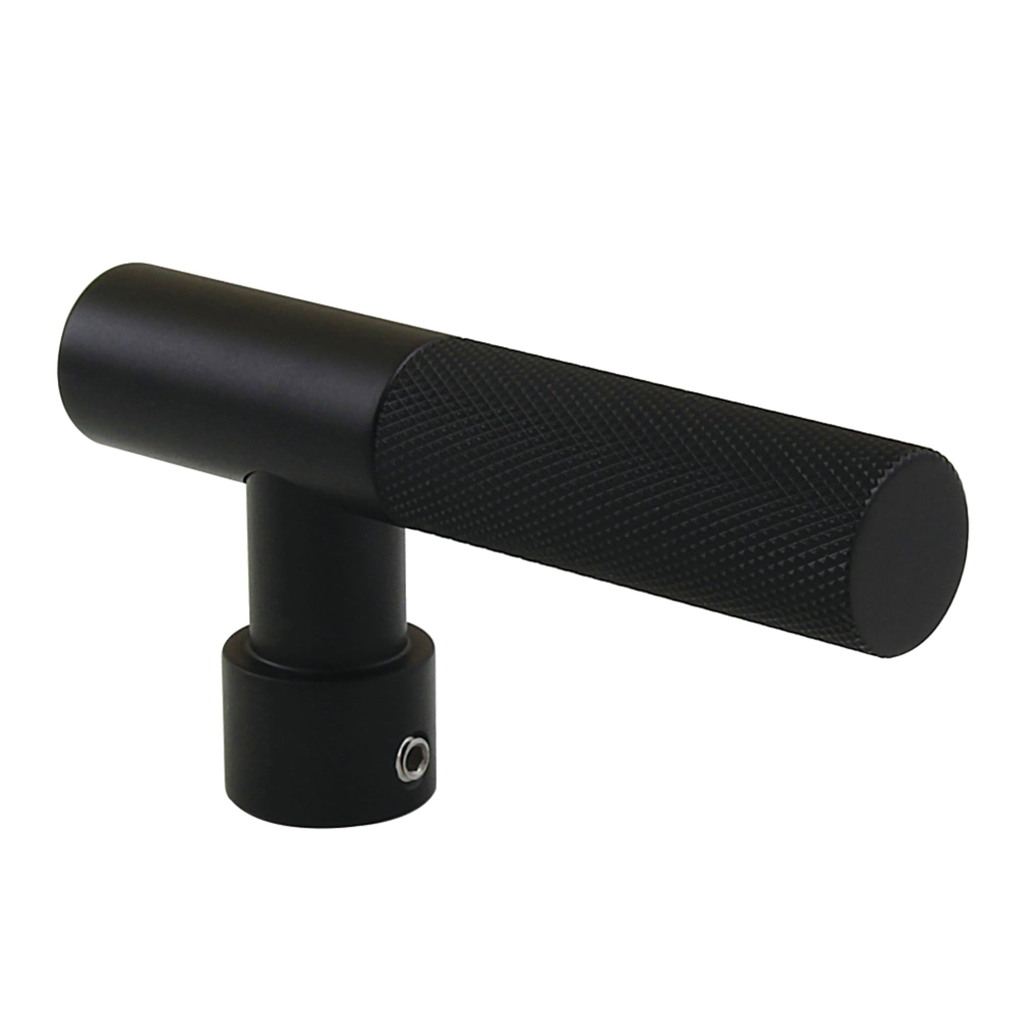 Kingston Brass KTKNL0 Convergent Front Mount Toilet Tank Lever with Knurled Handle in Matte Black