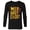Black, variant on 85th Anniversary We Are Groot Garden Nature Flower - Long Sleeve T-Shirt for Men - Customized-Navy