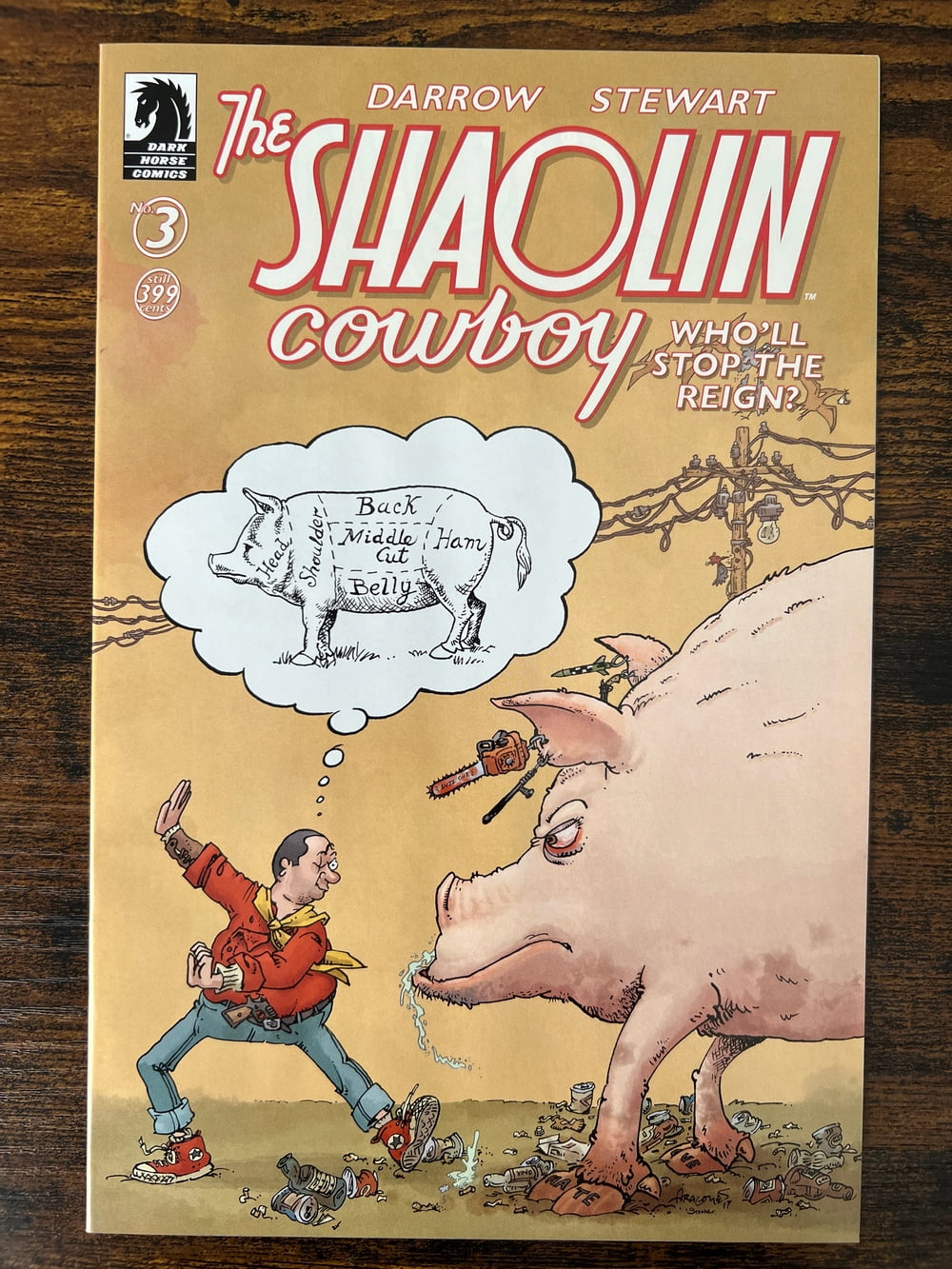 Cover of Shaolin Cowboy: Who'll Stop the Reign? #3