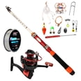 thumbnail image 1 of Soft Tail Fishing Raft Rod with Insertion Design for Angler's Holiday Good Gift, 1 of 9