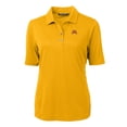 thumbnail image 2 of Women's Cutter & Buck Gold Minnesota Golden Gophers Virtue Eco Pique Recycled Polo, 2 of 3