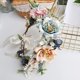thumbnail image 4 of Mujeres Niñas Flor Corona Corona Flor Guirnalda Diseño Diadema Boda Pulsera Conjunto - - Talla única LingWen 9024719151045, 4 of 5