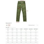 Saucezhan Mens Jeans Vulcanization Olive Green Selvedge Denim Jeans Vintage Regular Fit Taper Leg