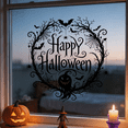 thumbnail image 7 of Halloween Window Clings, Vintage Pumpkin Spider Bat Static Stickers, Removable PVC Halloween WindowGlass Door Mirror Party Decorations, 1 Sheet 11.81in, 7 of 7
