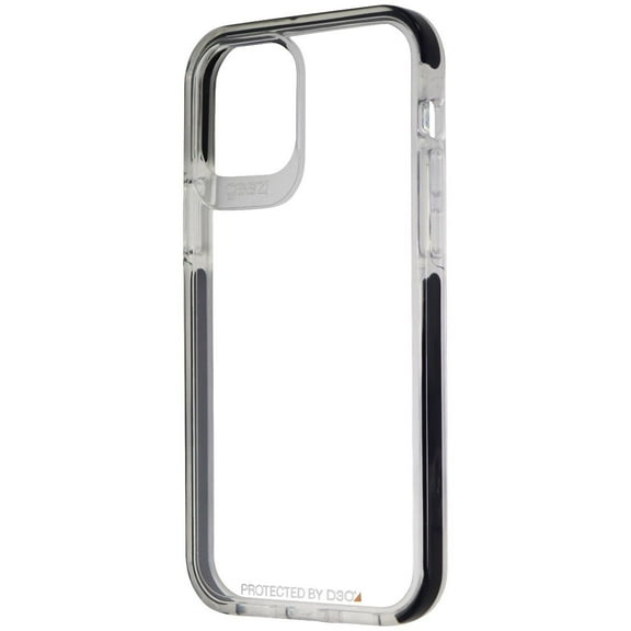 Gear4 Piccadilly Series Hard Case for iPhone 12 Pro and iPhone 12 - Clear/Black