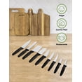 thumbnail image 3 of Set de 9 cuchillos de cocina IDEA NUOVA, 3 of 5