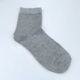 thumbnail image 3 of Calcetines de hombre de otoño e invierno, calcetines hasta la mitad de la pantorrilla, calcetines deportivos de algodón, medias de negocios de color sólido, regalo envuelto individualmente, 3 of 5