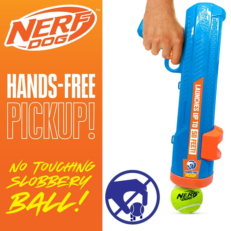 Nerf Dog Tennis Ball Blaster, 16 Inch With 4 Balls photo 3